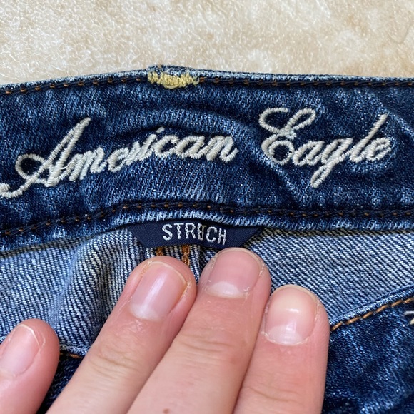 AEO stretch skinny jeans. Size 10. - Picture 3 of 4